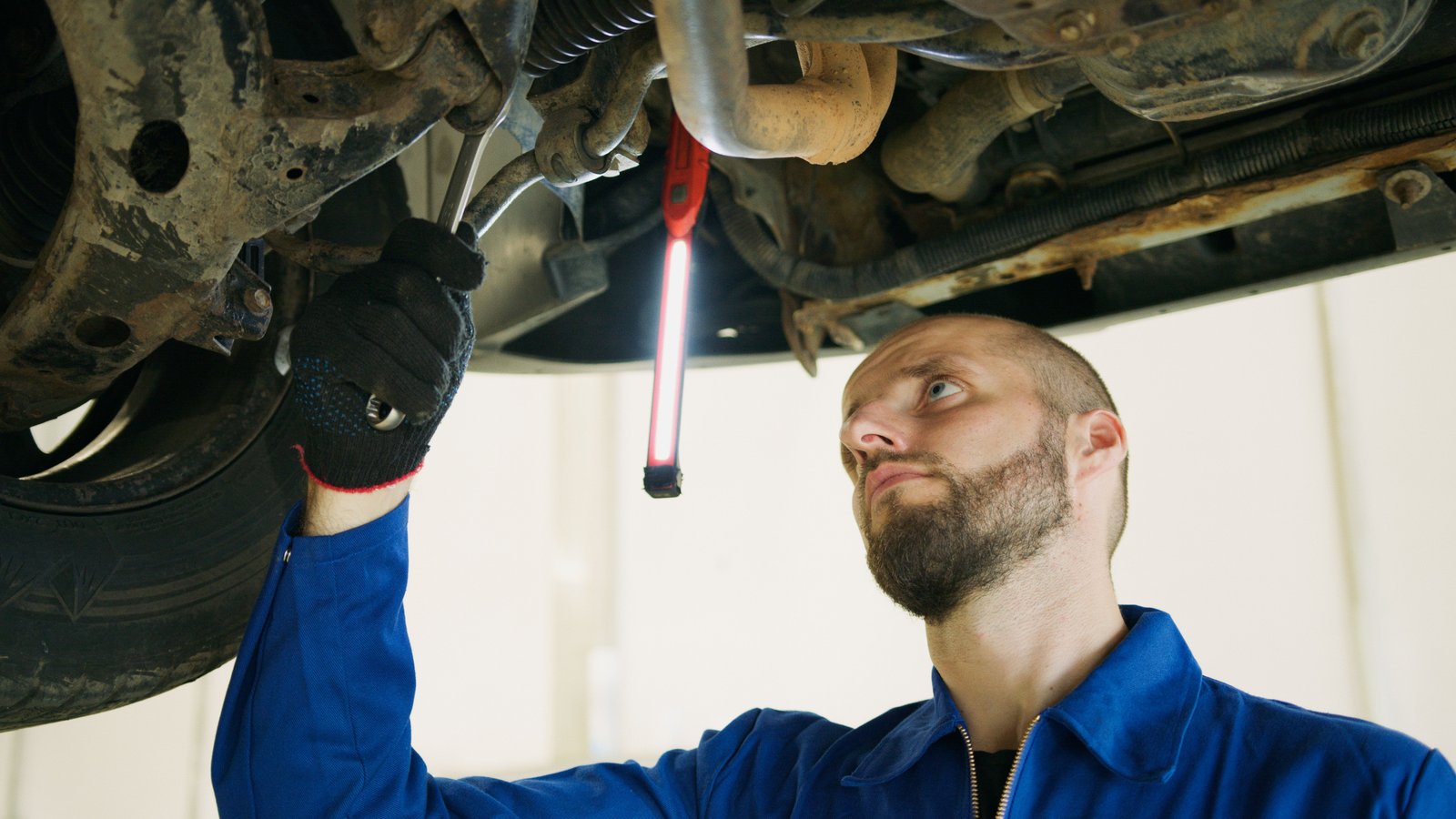 Professional vehicle inspection workshop